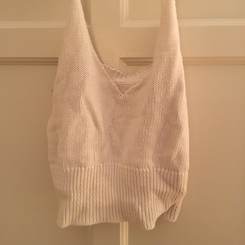 Knit crop top